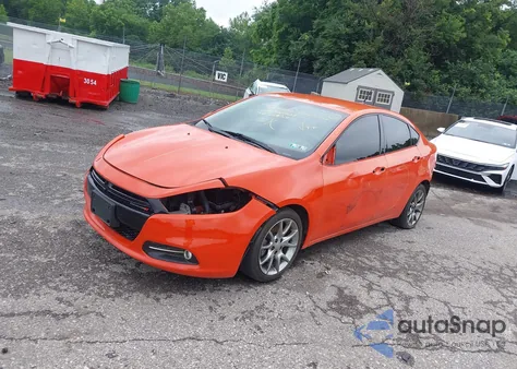 2015 Dodge Dart Sxt из США, поврежденный, VIN 1C3CDFBB9FD224926